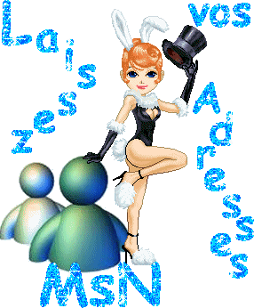 Laissez vos adresses msn svp.